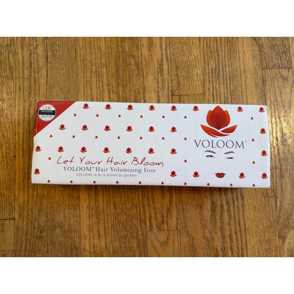 Voloom Classic Hair Volumizing Iron White Ceramic Digital Heat Control OIIPW15 - Picture 3 of 7